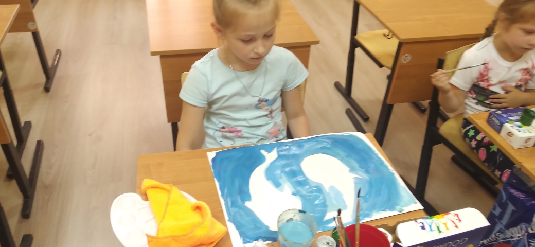 На одном из увлекательных занятий в  